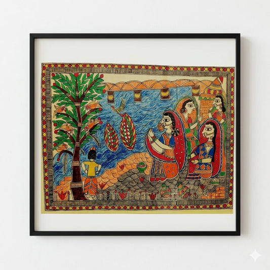 Women Celebrating Chhath Puja by the River