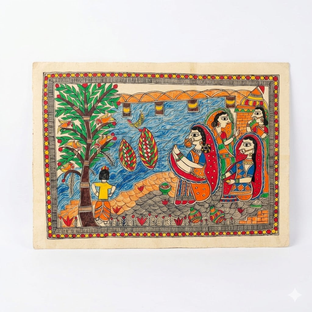 Women Celebrating Chhath Puja by the River